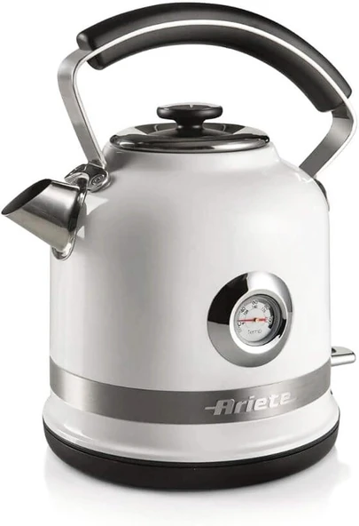 Ariete Moderna Su Isıtıcı Beyaz 2854/01 - Modern Kettle 1,7 Litre, 2000 Watt, Paslanmaz Çelik Gövde, ürün görseli 1