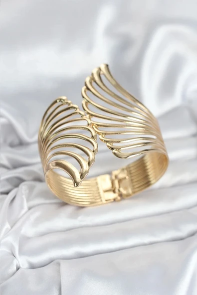 Pirinç Gold Renk Vintage Kadın Bileklik ürün görseli 1