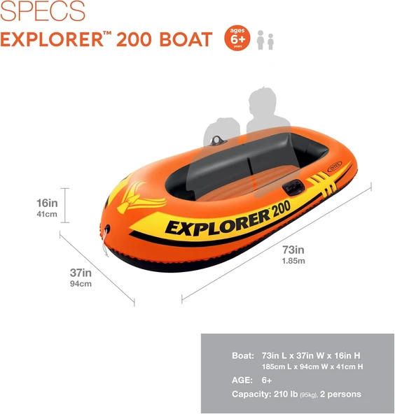 Intex Explorer Bot 200 (95) 185X94X41Cm - Resim 2