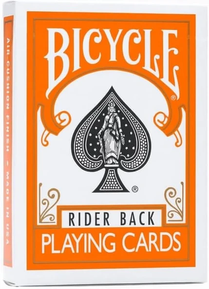 Bicycle Standard Endeks Turuncu Oyun Kartları - Resim 2