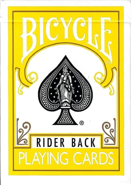 Bicycle Standard Endeks Sarı Oyun Kartları ürün görseli 1