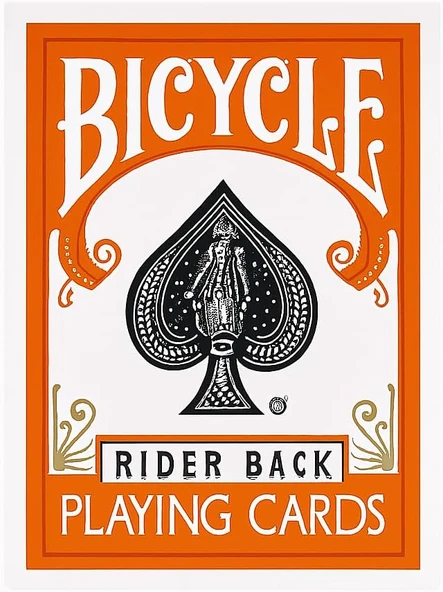Bicycle Standard Endeks Turuncu Oyun Kartları ürün görseli 1