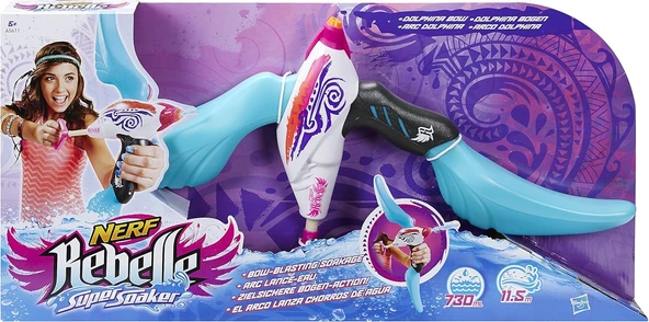 Hasbro A5611Eu4 – Nerf Rebelle Super Soaker Dolphina Bow - Resim 2