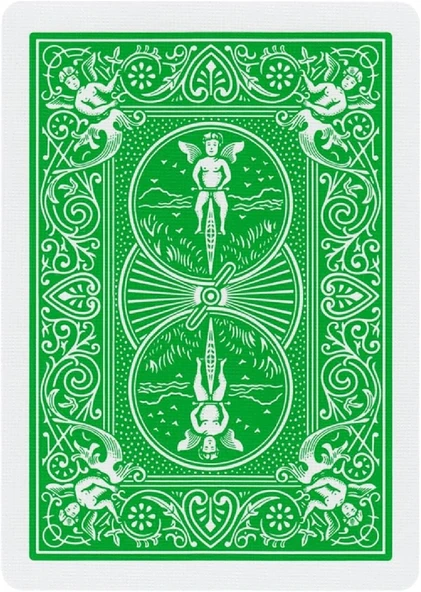 Bicycle Standard Endeks Yeşil Oyun Kartları - Resim 6
