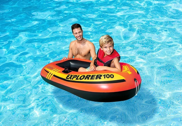 İntex Tek Kişilik Explorer Bot 100(147X84X36) - Resim 5