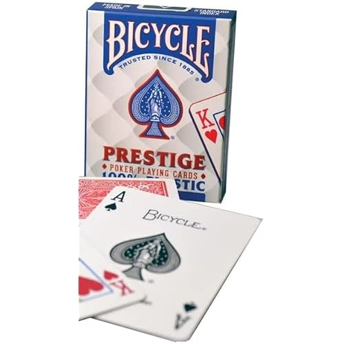 Bicycle Prestige Rider Back 100% Plastik Standard Endeks Oyun Kağıdı Destesi ürün görseli 1