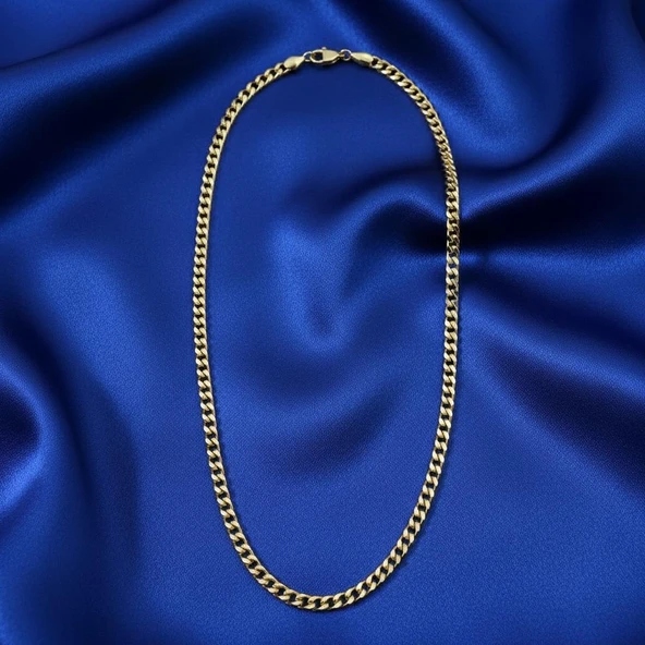 Kadın Vip 14K Kalın Arpa 50 cm kolye - Resim 2