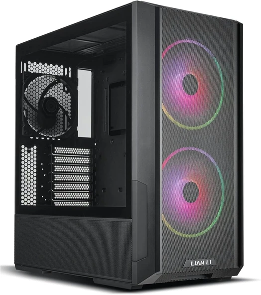 Lian Li Lancool 216 Black 2X160Mm Argb Fan/1X140Mm Fan Temperli Cam Usb 3.0 Mesh Siyah E-Atx Mid-Tow ürün görseli 1