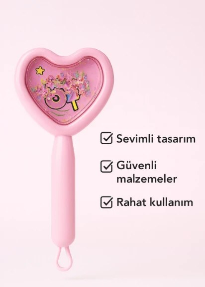 Saç Fırçası Kalpli ürün görseli 1