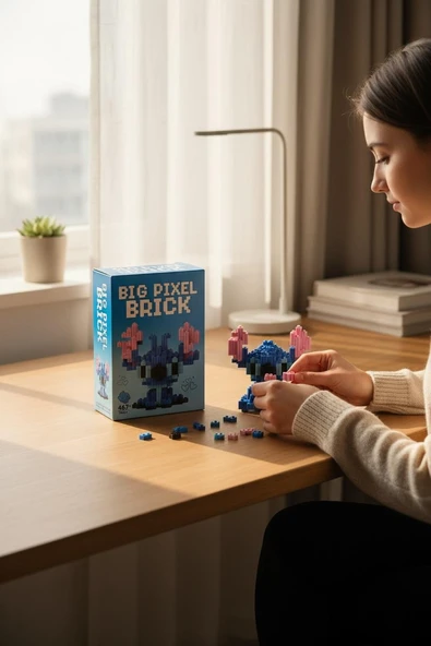 Pixel Blok Oyuncak Seti 467 Parça Mini Blok Yapım Oyunu ürün görseli 1