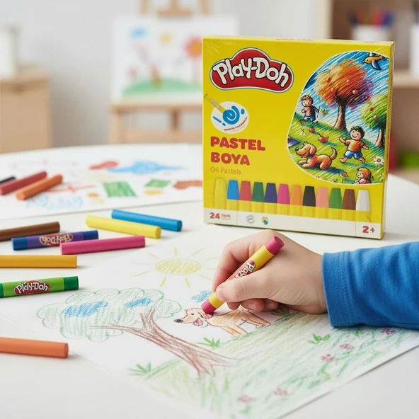 Pastel Boya 24 Renk - Oil Pastels ürün görseli 1