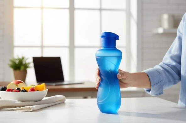 Titiz Waterfresh 750 ml Spor Matara - BPA İçermez, Taşınabilir Su Şişesi - Lacivert ürün görseli 1