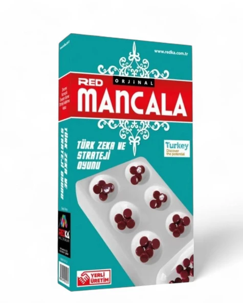 Redka Red Orjinal Mancala - Türk Zeka ve Strateji Oyunu ürün görseli 1