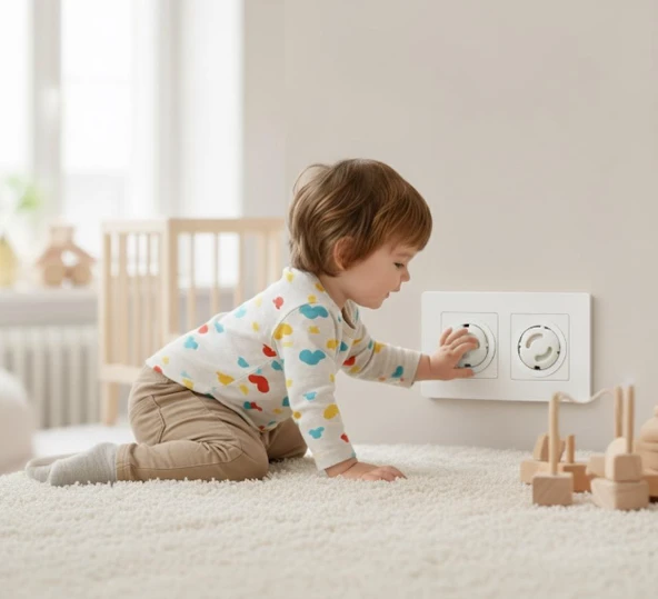 İdeal baby Priz Kapağı (6 lı Paket) - Çocuk Güvenliği Ürünü ürün görseli 1