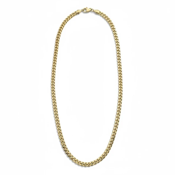 Kadın Vip 14K Kalın Arpa 50 cm kolye - Resim 3