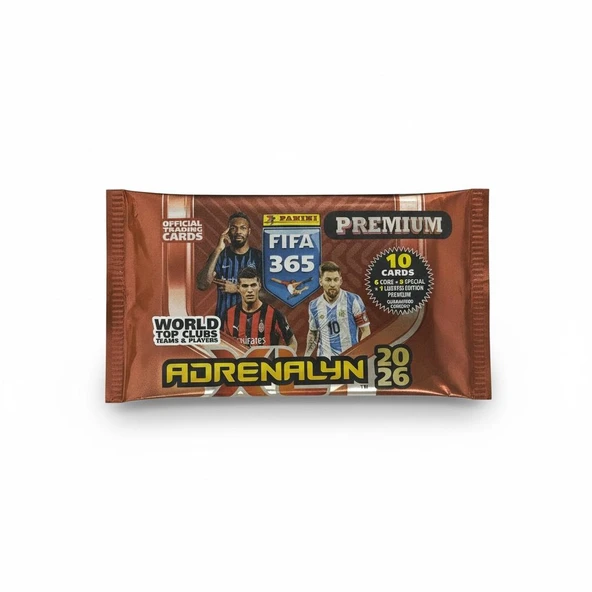 Panini FIFA 365 Adrenalyn XL 2026 Premium 1 Paket (10 Kart) ürün görseli 1