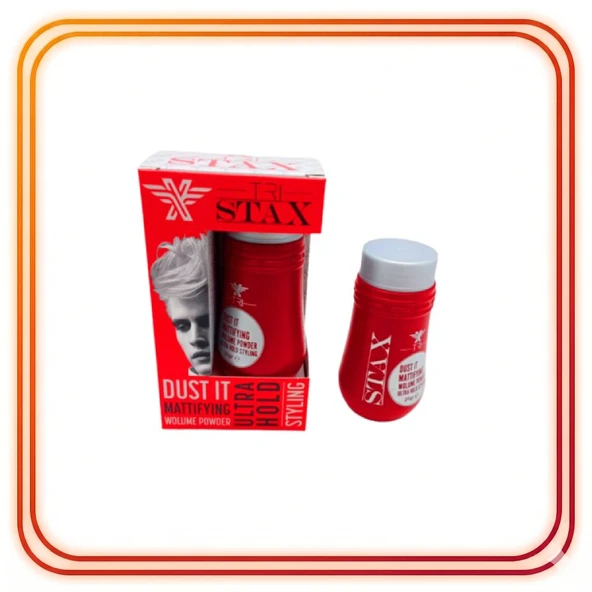 Stax Wax Ultra Hold 20 gr Pudra Wax | Güçlü Tutuşlu Mat Saç Şekillendirici (Kırmızı Kutu) ürün görseli 1