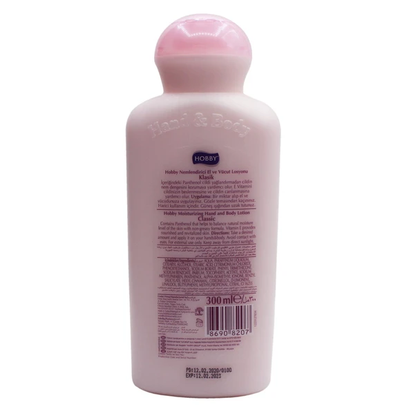 Hobby El ve Vücut Losyon 300 ml - Resim 3