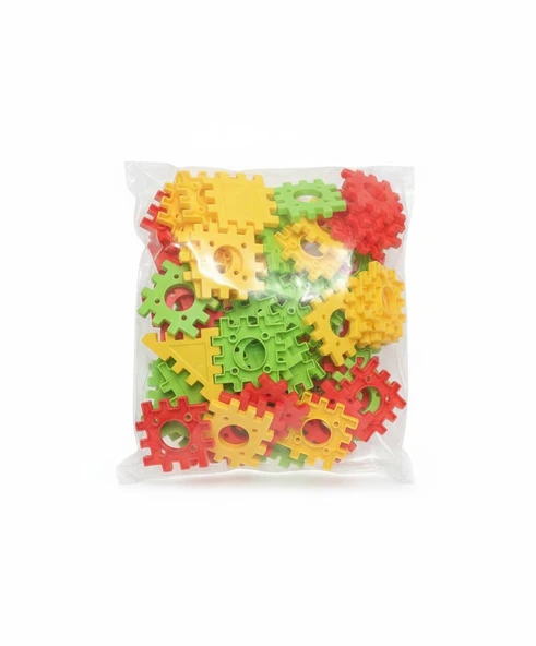 Toplu Yapı Blokları Rolling Building Blocks 70 Parça Toplu (3+ Yaş) - Resim 6