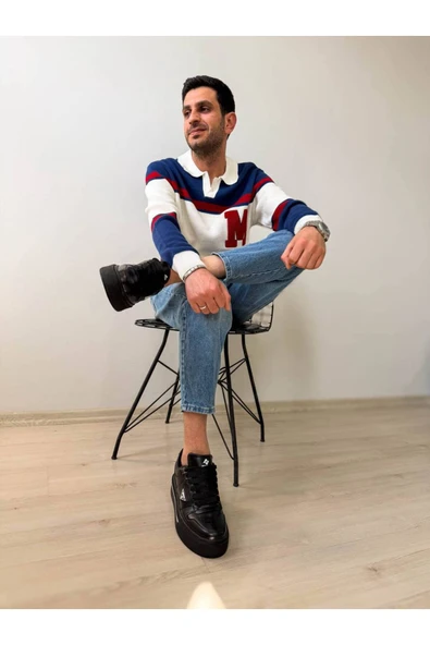 Kuback Kömür Cilt Erkek Günlük Ayakkabı - Rahat Comfort Taban Şık Casual SneakerKB-04 ürün görseli 1