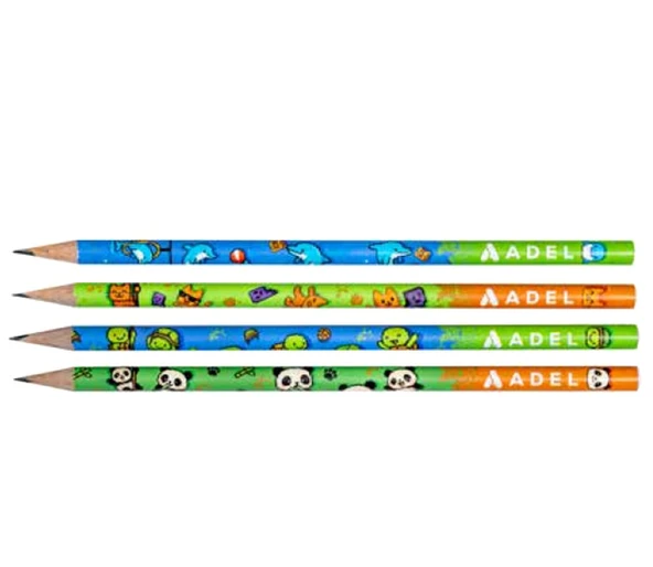 Adel Cubimals Kurşun Kalem - 6 adet ürün görseli 1