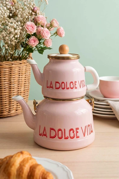 Dolce Vita Emaye Çaydanlık ürün görseli 1