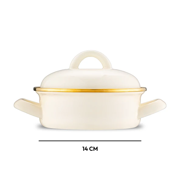 Emsan Retro Emaye Midi Set 14 cm - Resim 5