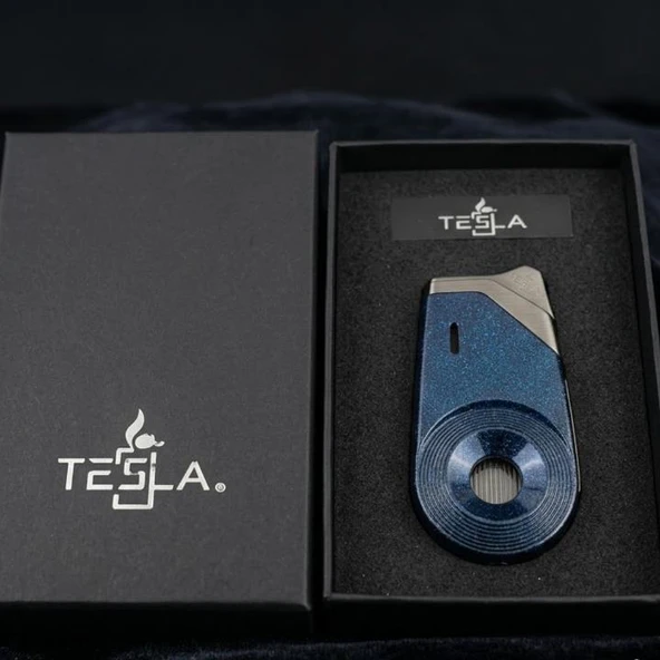 Tesla Torch Mavi Pürmüz Puro Çakmağı - Resim 2