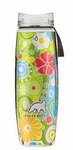 Polar Bottle Ergo Insulated Graphic Termos 0.65 Litre-YEŞİL ürün görseli 1