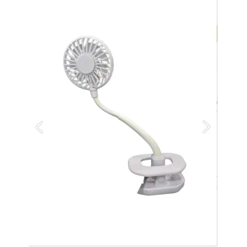 Portatif Işıklı Mini Klipsli Fan - Resim 2