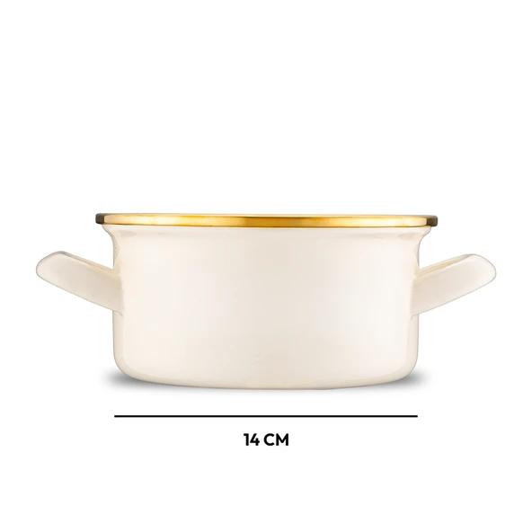 Emsan Retro Emaye Midi Set 14 cm - Resim 6