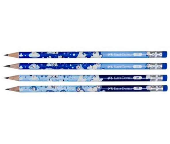 Faber Castell Arctic Friends Kurşun Kalem Silgili - 6 adet ürün görseli 1