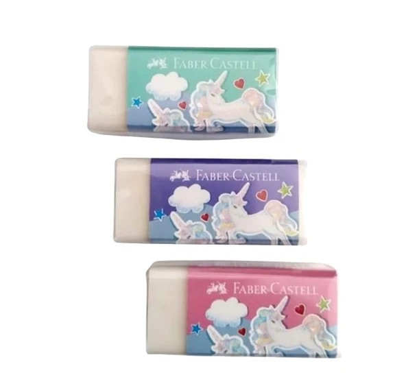 Faber Castell Unicorn Silgi - 3 adet ürün görseli 1