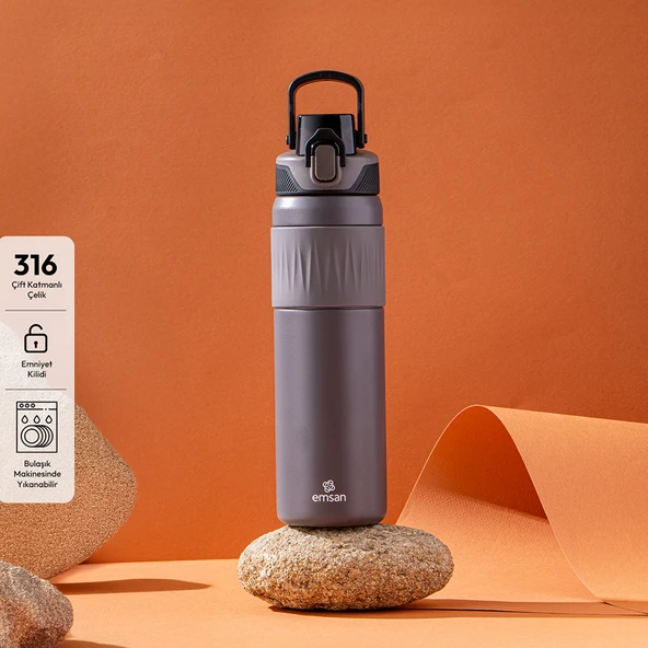 Emsan Sportline Termos Gri 700 ml ürün görseli 1