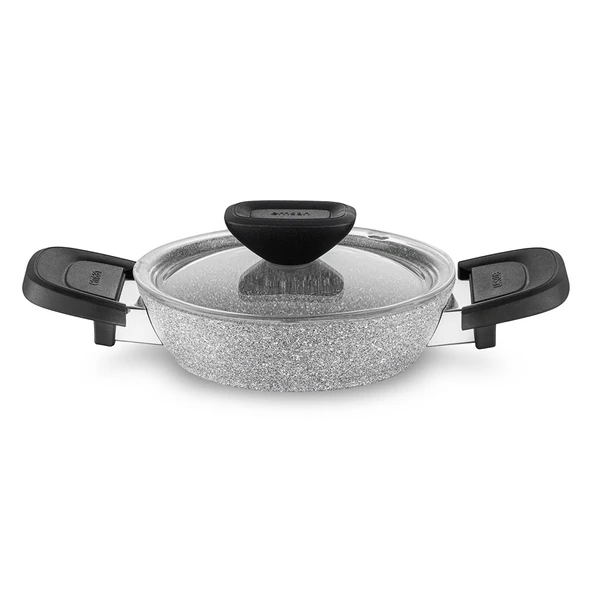 Emsan Fortis Granit 6 Parça Sahan Set Gri - Resim 5