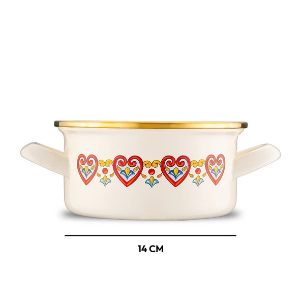 Emsan Solemar Emaye Midi Set 14 cm - Resim 6