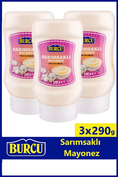 Burcu Sarımsaklı Mayonez 290 gr x 3 Adet ürün görseli 1