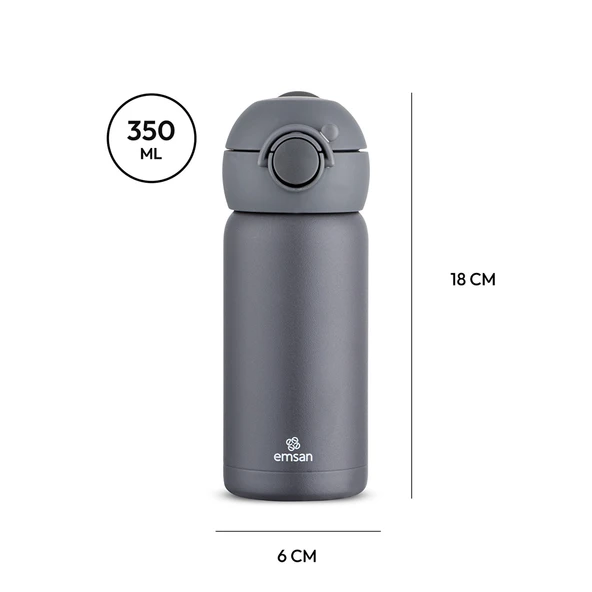 Emsan Terry Termos Gri 350 ml - Resim 4