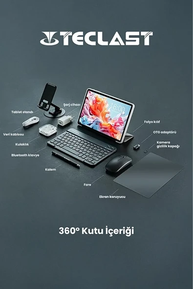 Teclast P30T 8/128 GB 10.1" Tablet  (Resmi Distribütör Garantili) ürün görseli 1