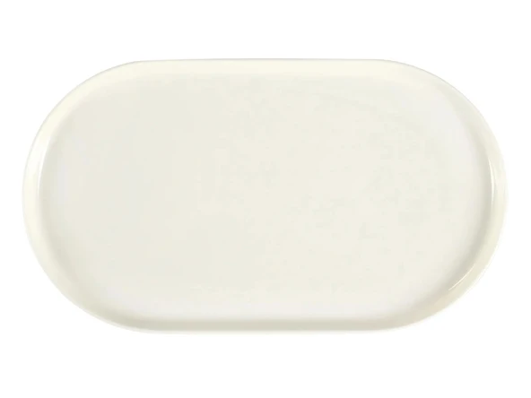 Porland Chopin Kayık Tabak 18cm Krem Tekli ürün görseli 1