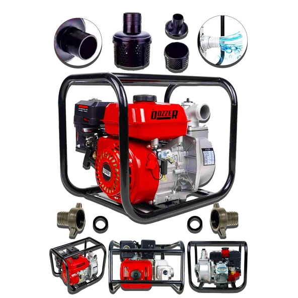 DOZZER Alman Yüksek Basınc 2 Inc Yakıt Cimrisi 7.5 Hp Benzinli Su Motoru 35 Metre Dik Basınç ürün görseli 1