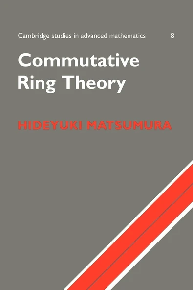 Commutative Ring Theory 8 - Hideyuki Matsumura ürün görseli 1