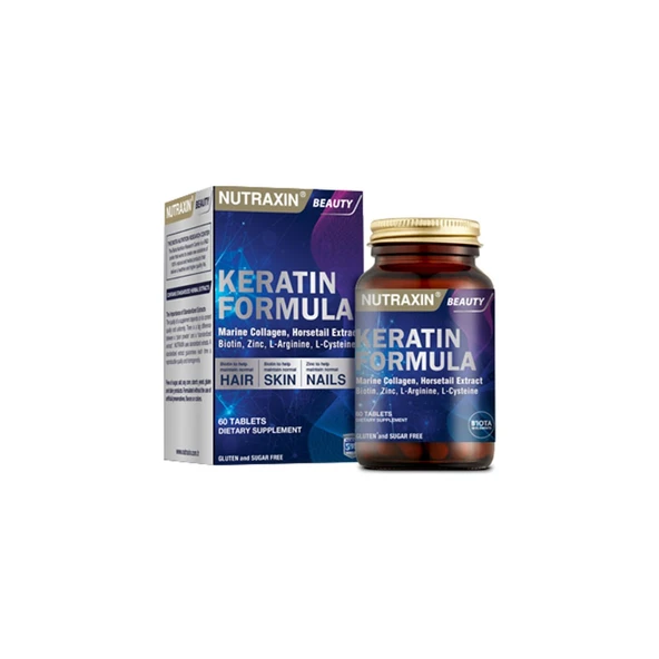 Nutraxin Keratin Formula 60 Tablet ürün görseli 1