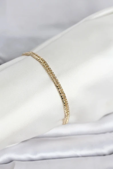 CM 14K Gold Renk Zincir Model Kadın Bileklik ürün görseli 1