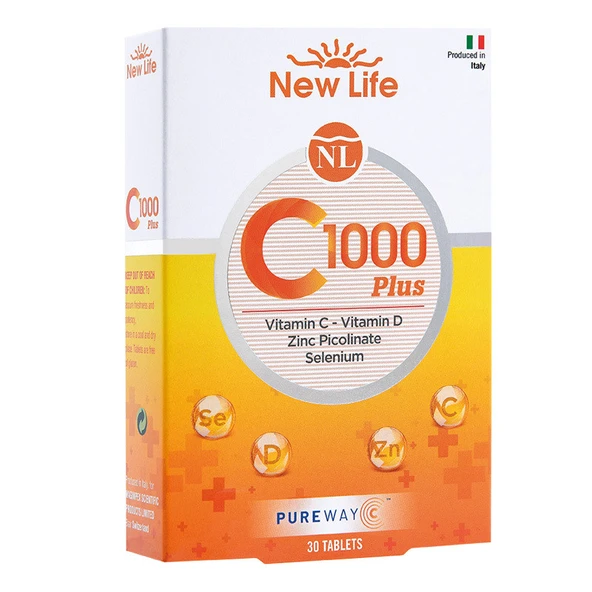 New Life C-1000 Plus Takviye Edici Gıda 30 Kapsül ürün görseli 1