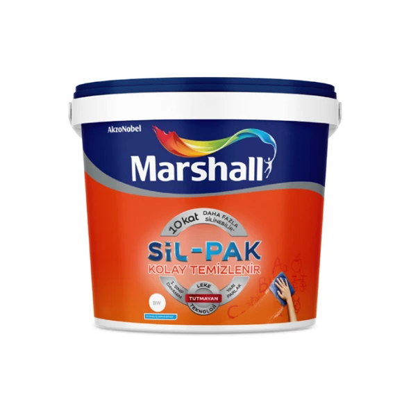 Marshall Sil-Pak İç Cephe Boyası Kristal 15L ürün görseli 1
