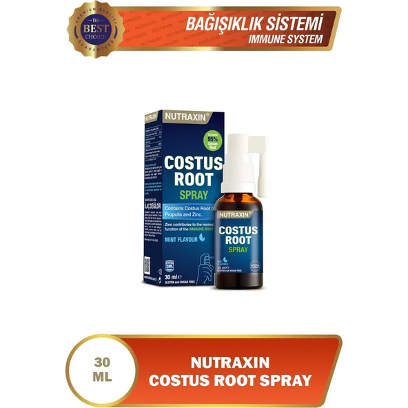 Nutraxin Costur Root Nane Aromalı Sprey 30 ml ürün görseli 1