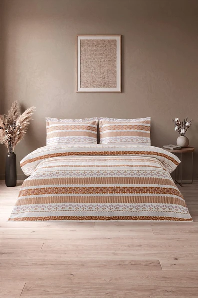 Ester | %100 Pamuk Battal Boy (King Size) Pike Takımı | 240x220 | Kiremit ürün görseli 1