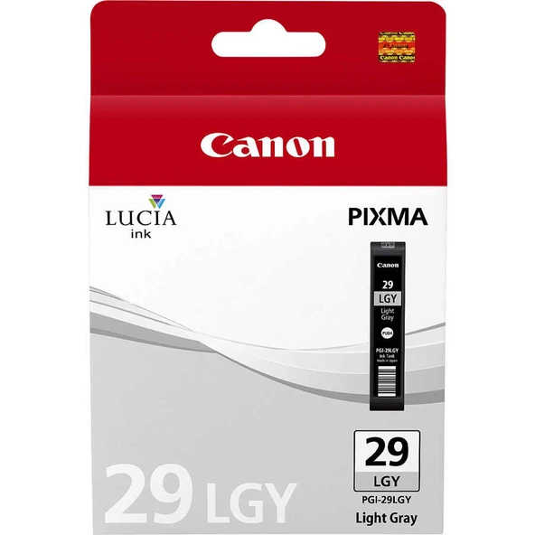 Canon PGI-29-4872B001 Açık Gri Orijinal Kartuş ürün görseli 1