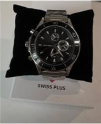 Swiss Plus Man Watch Basic Seri Model-7 ST3504AGS Lüx Black-Silver(Kol Saati) - Resim 2
